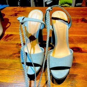 Aldo light blue sandals size 6